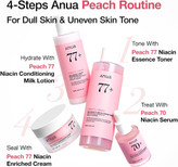 تونر مرطوب کننده و روشن کننده هلو نیاسینامید آنوا