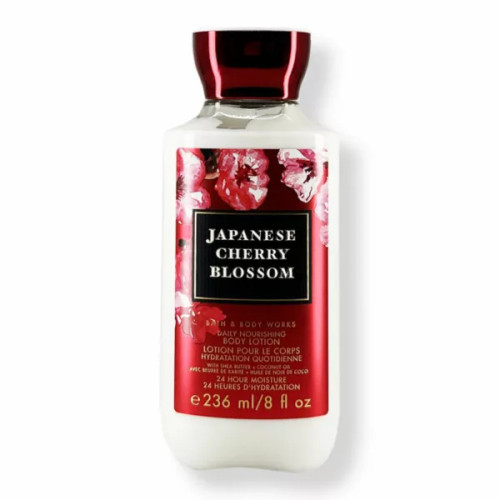 لوسیون بدن معطر بث اند بادی ورکز مدل Japanese cherry blossom